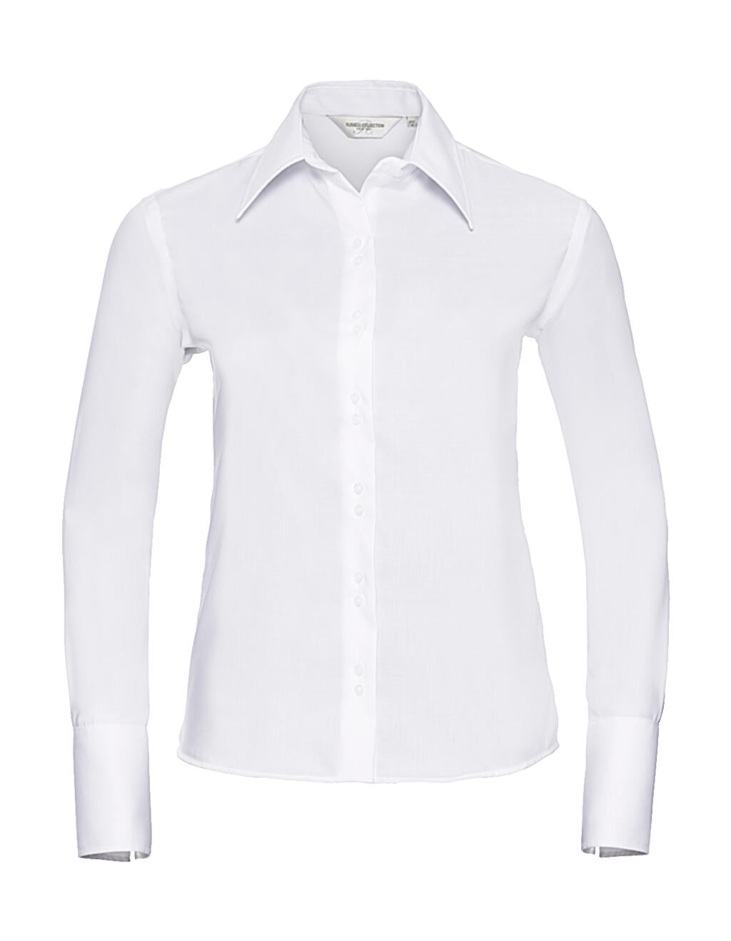 Ladies' Ultimate Non-iron Shirt LS in Farbe White