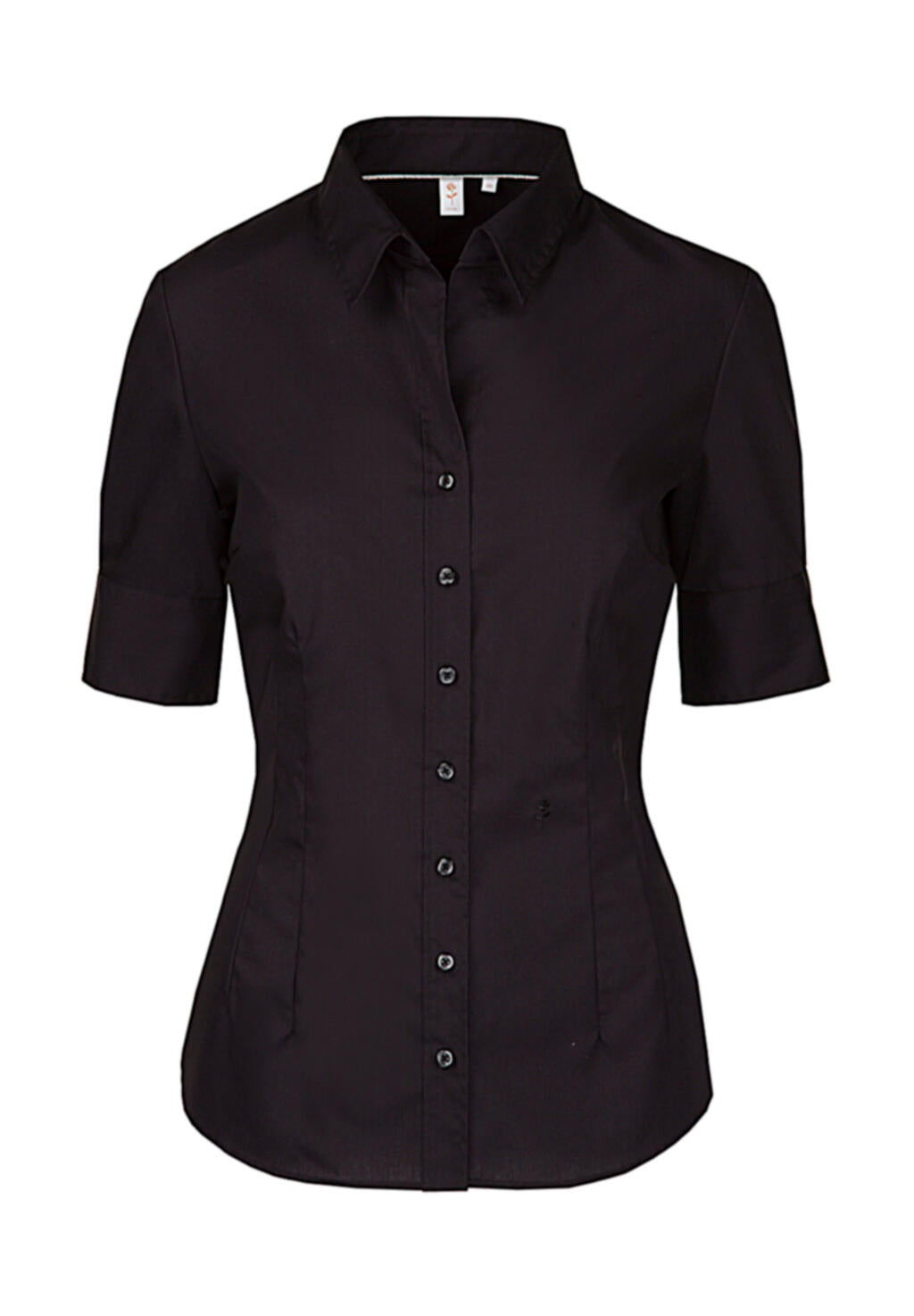 Seidensticker Slim Fit 1/2 Kent Women in Farbe Black