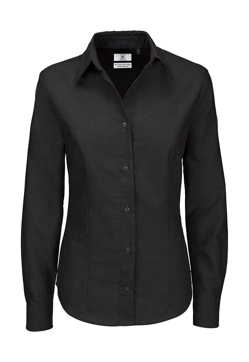 Oxford LSL/women Shirt in Farbe Black