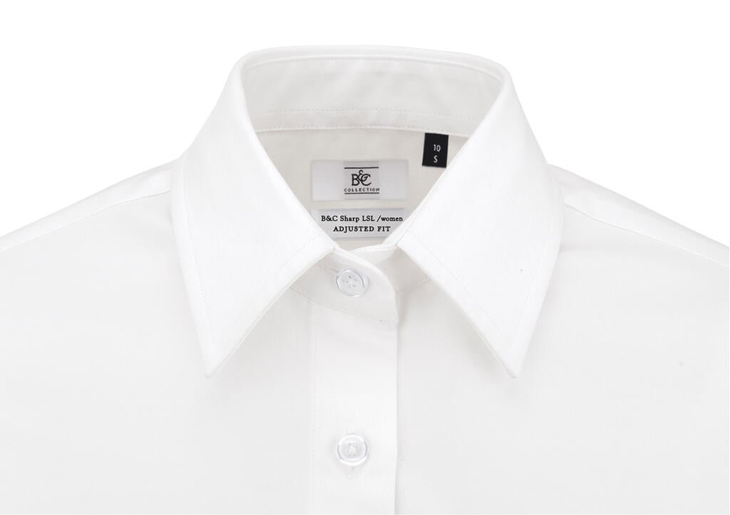 Sharp SSL/women Twill Shirt in Farbe White