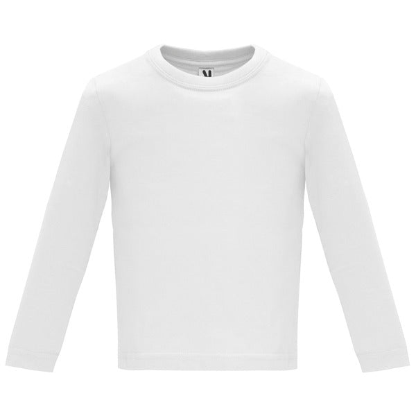 Langärmliges T-Shirt Baby Monate in Farbe White