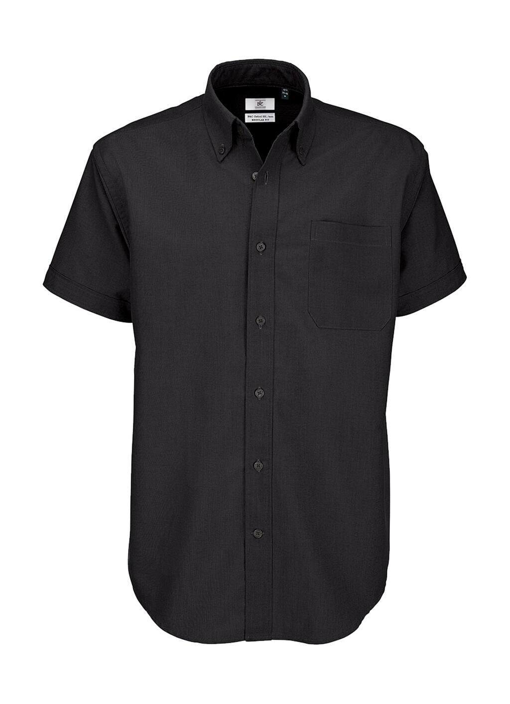 Oxford SSL/men Shirt in Farbe Black