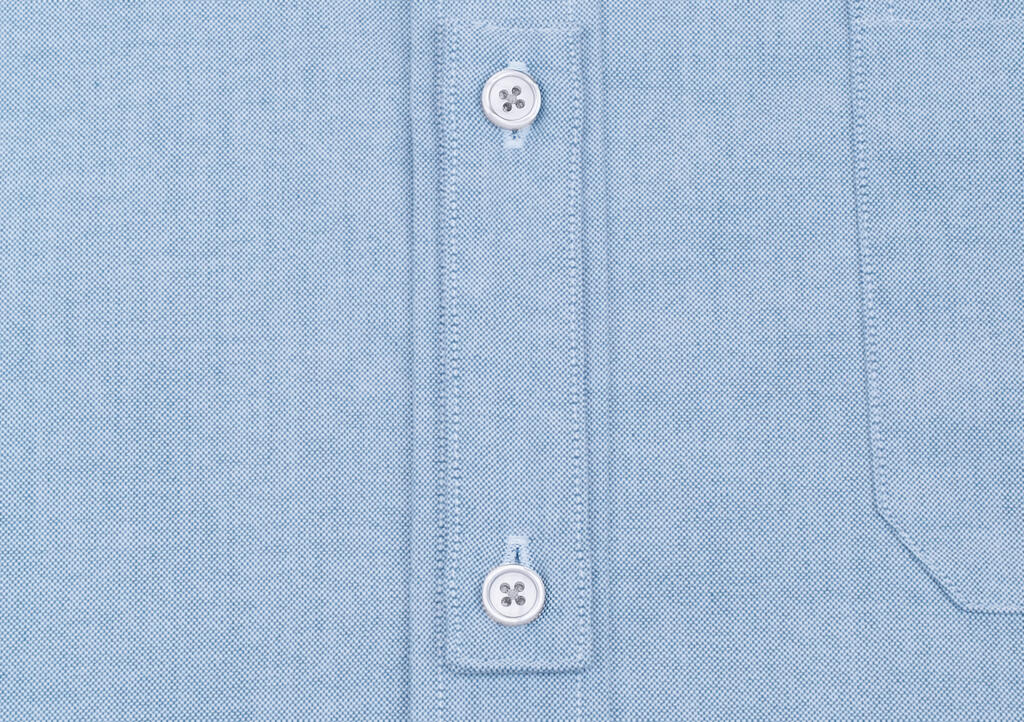 Oxford SSL/men Shirt in Farbe White
