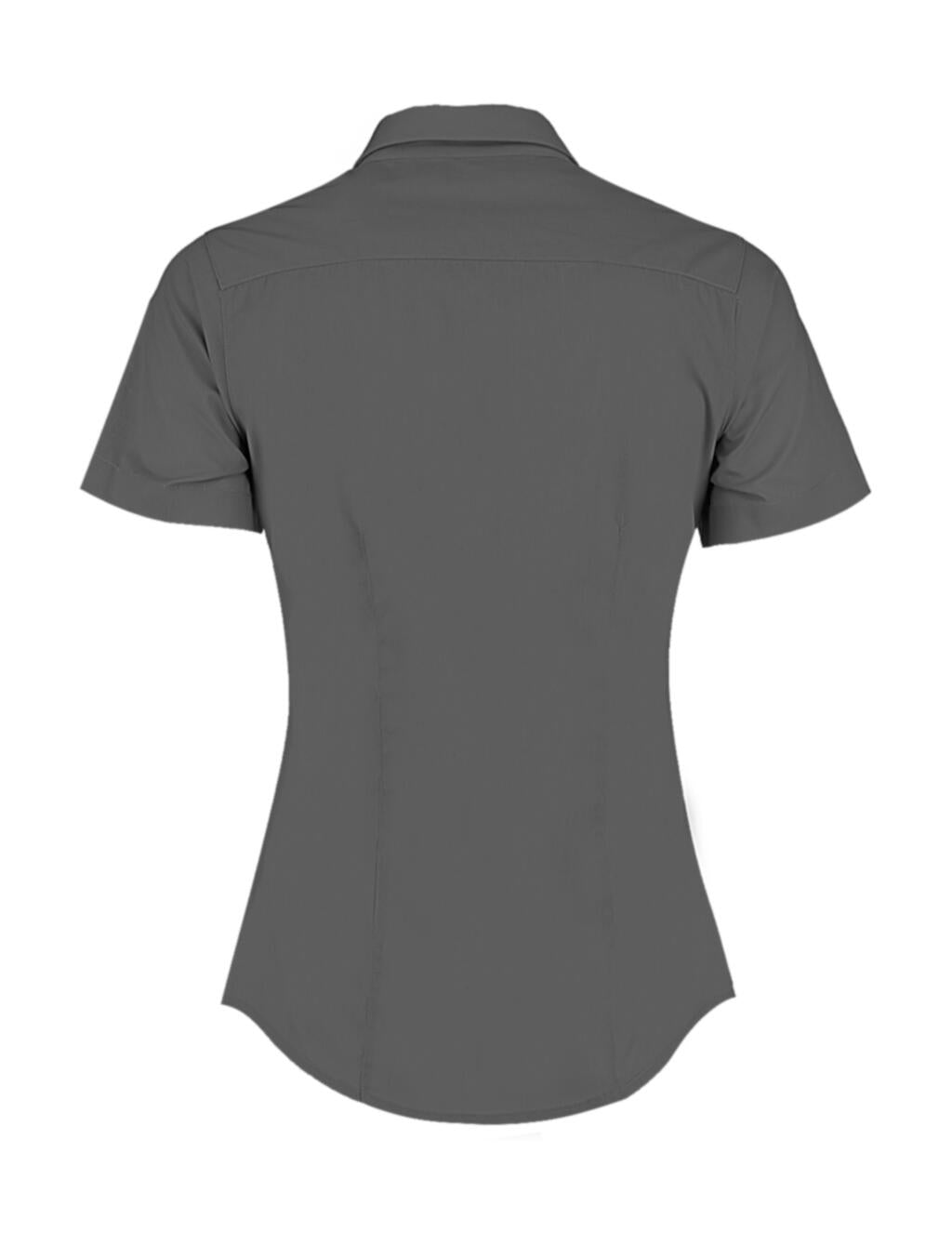 Women's Tailored Fit Poplin Shirt SSL in Farbe White