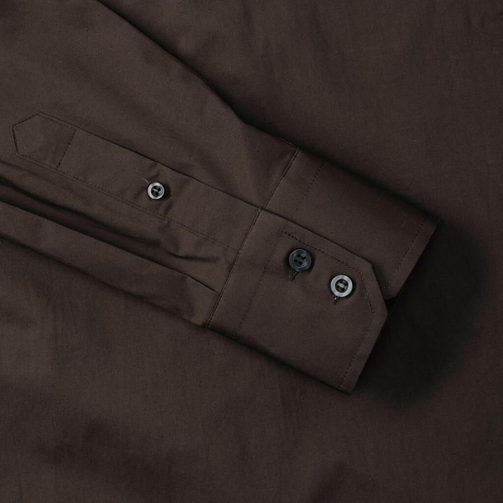 Fitted Stretch Shirt LS in Farbe White