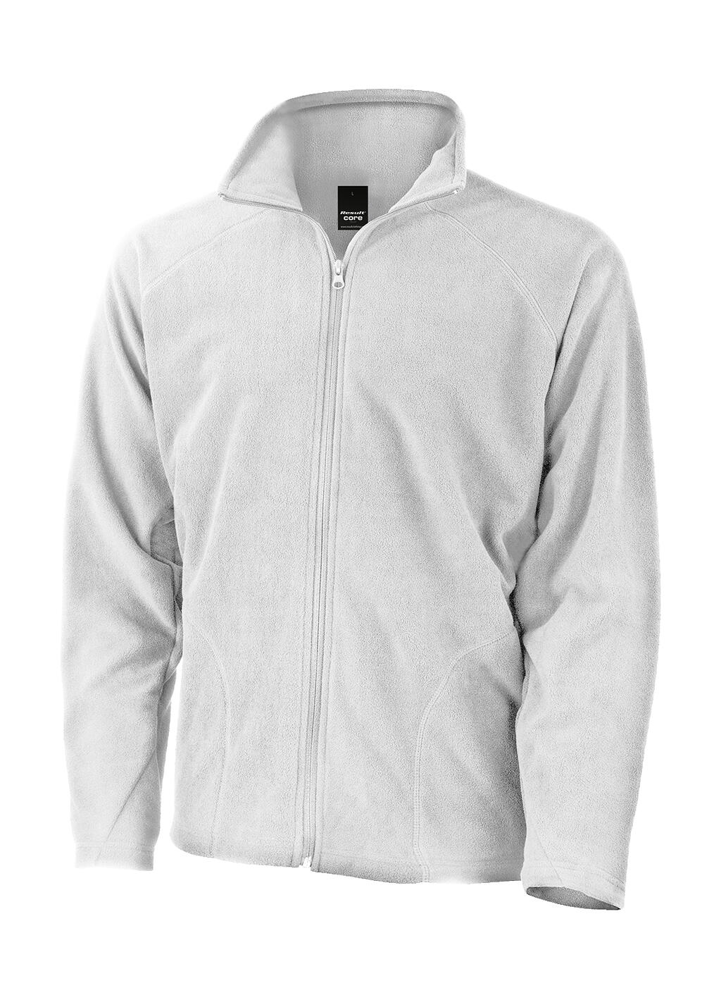 Microfleece Jacket in Farbe White