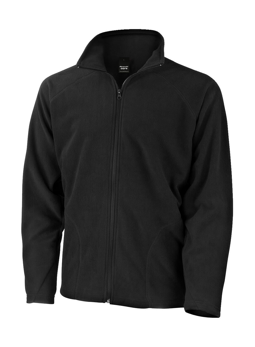 Microfleece Jacket in Farbe Black