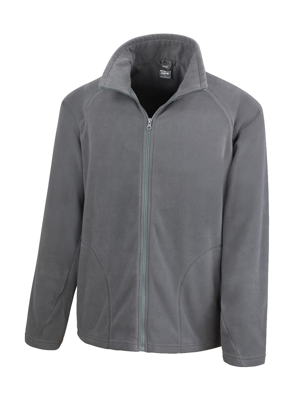 Microfleece Jacket in Farbe Charcoal
