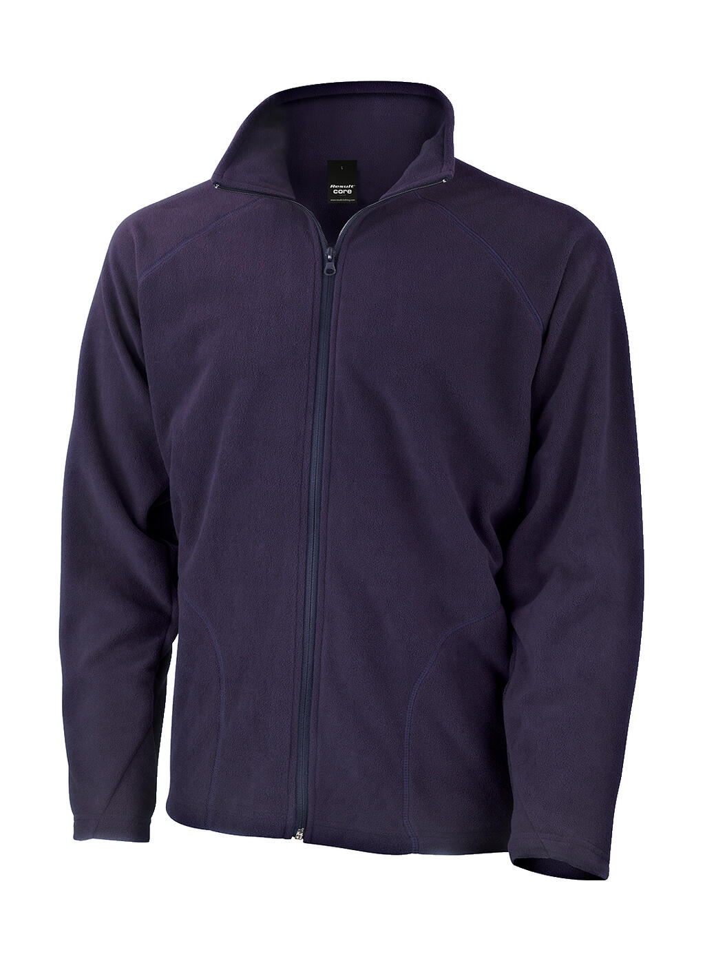 Microfleece Jacket in Farbe Navy