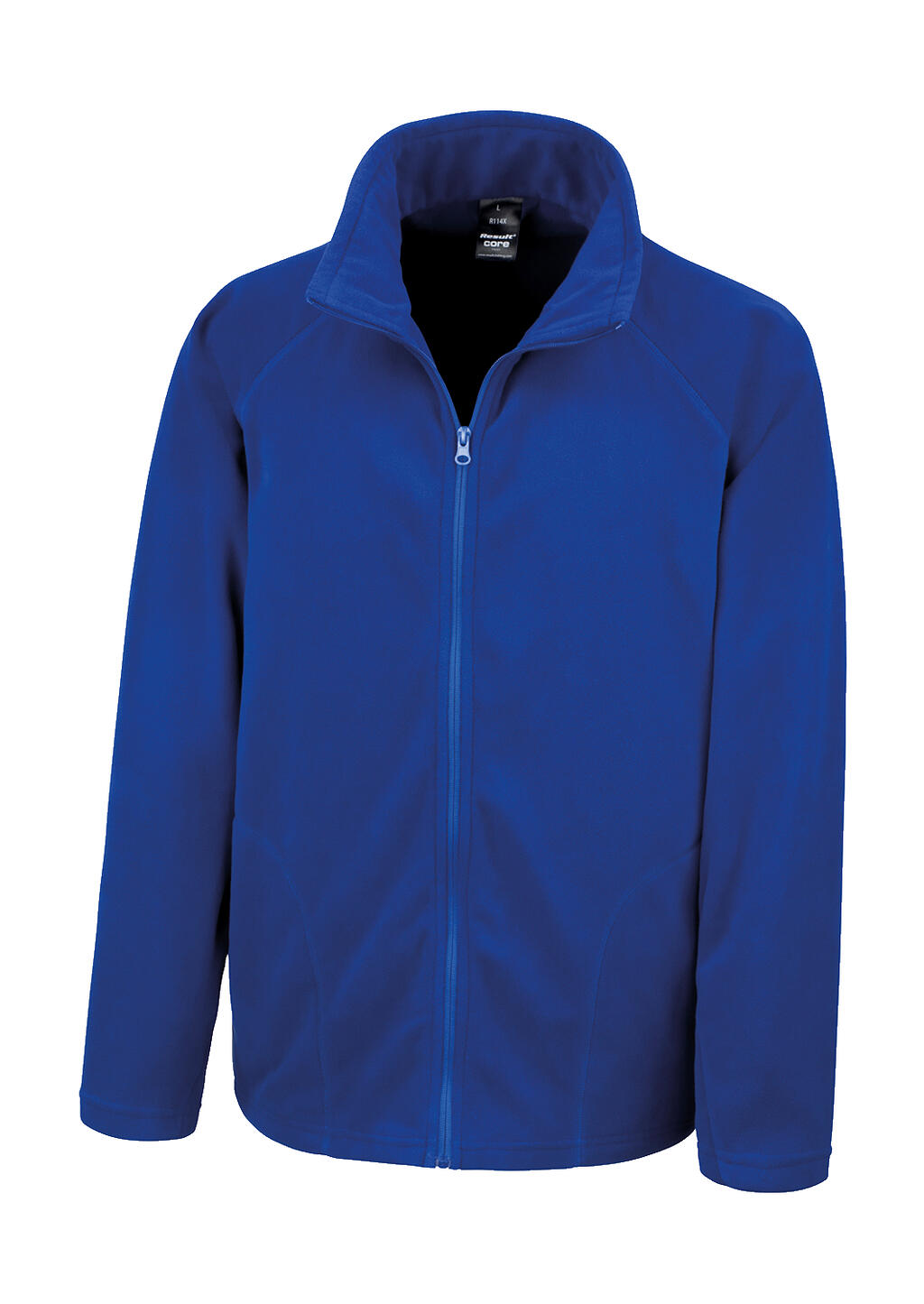 Microfleece Jacket in Farbe Royal
