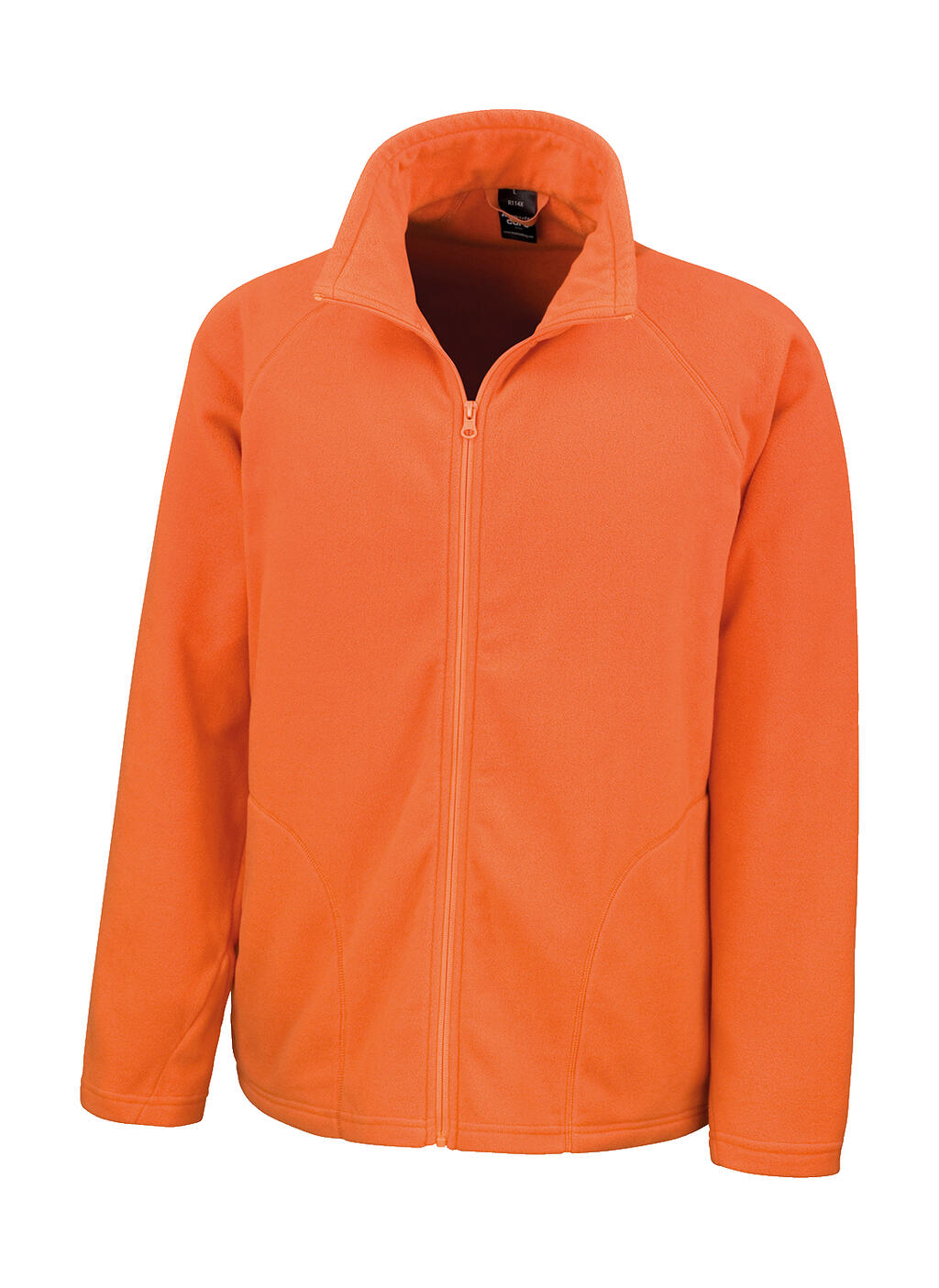 Microfleece Jacket in Farbe Orange