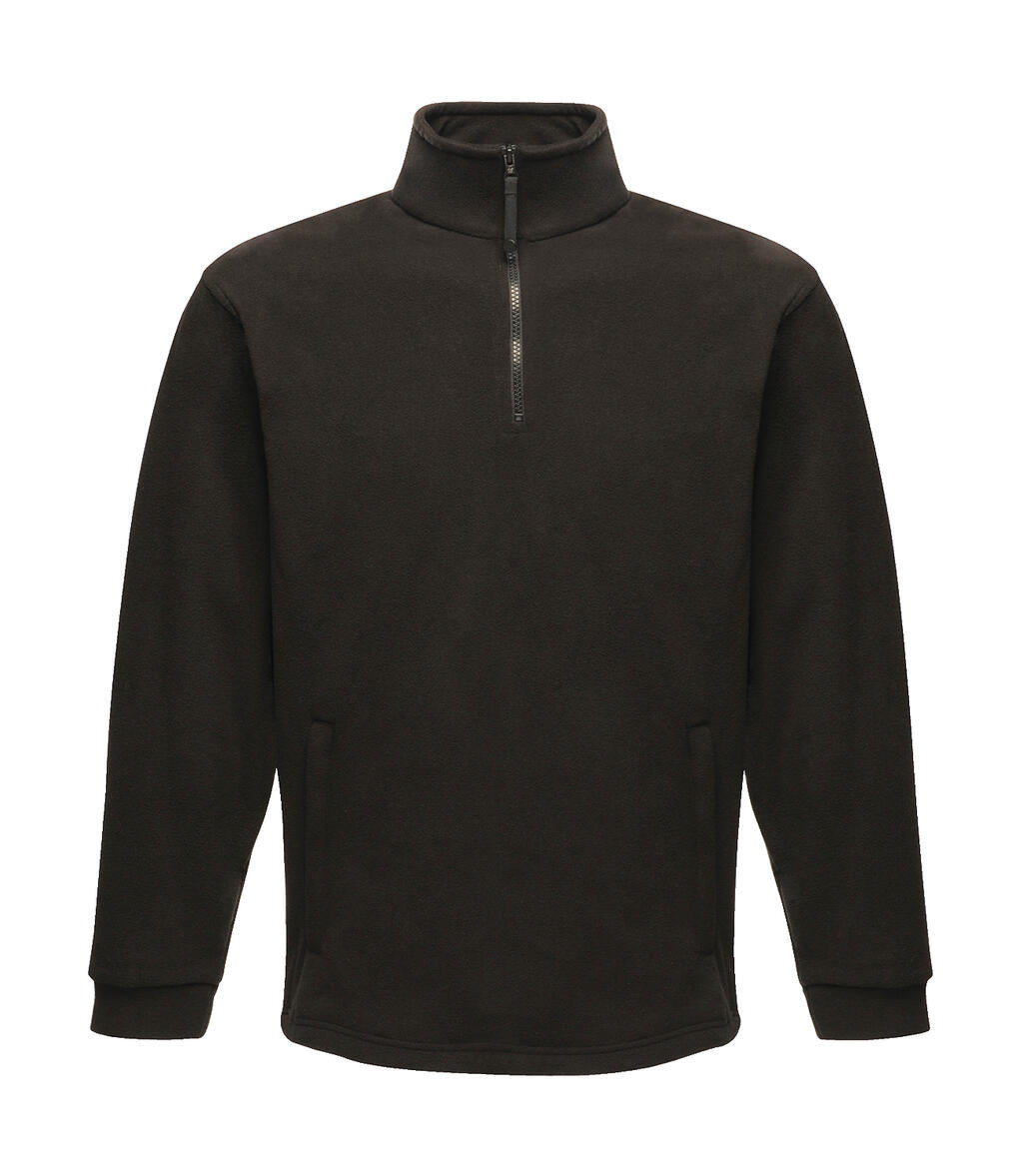 Thor Overhead 1/4 Zip Fleece in Farbe Black