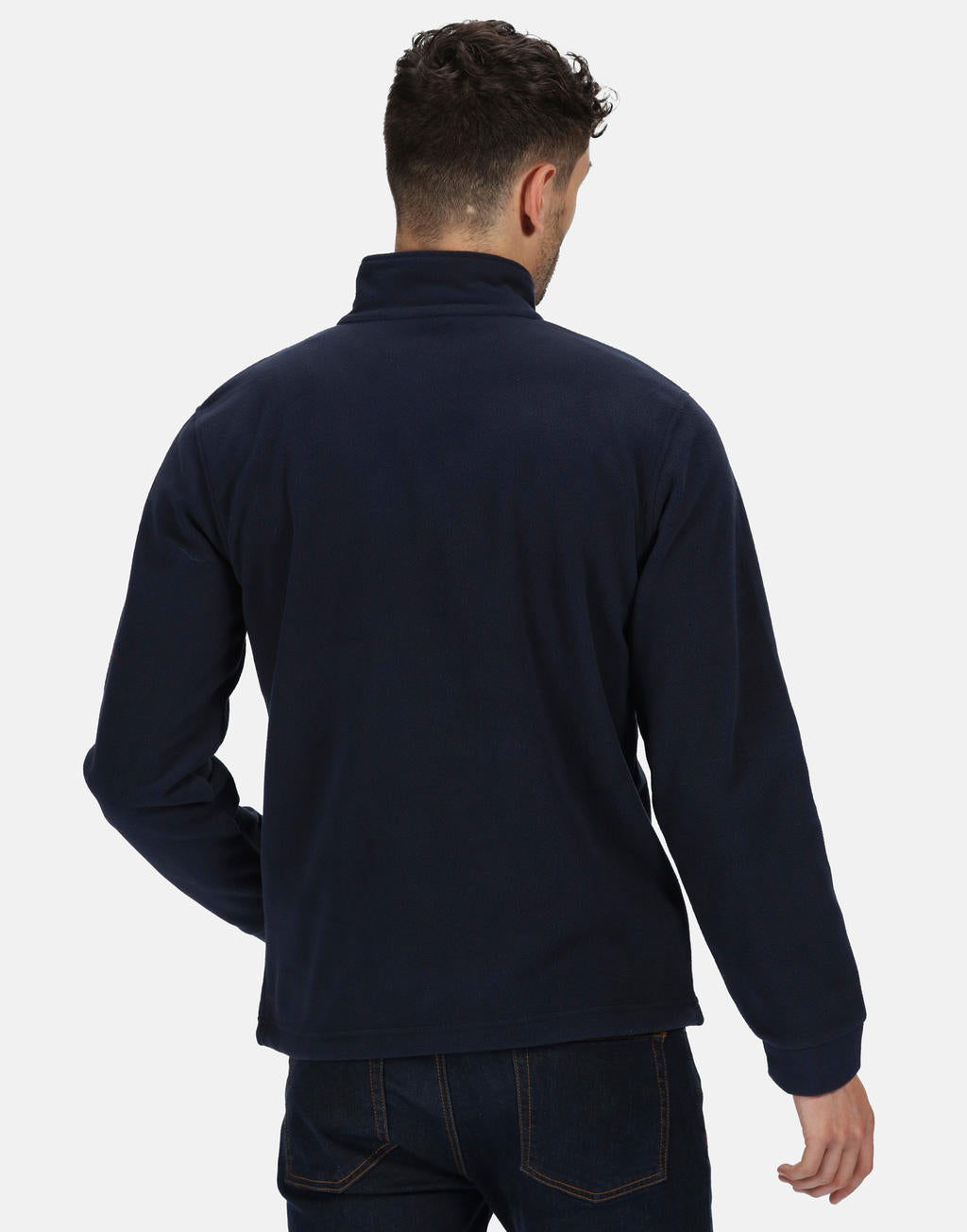 Thor Overhead 1/4 Zip Fleece in Farbe Black