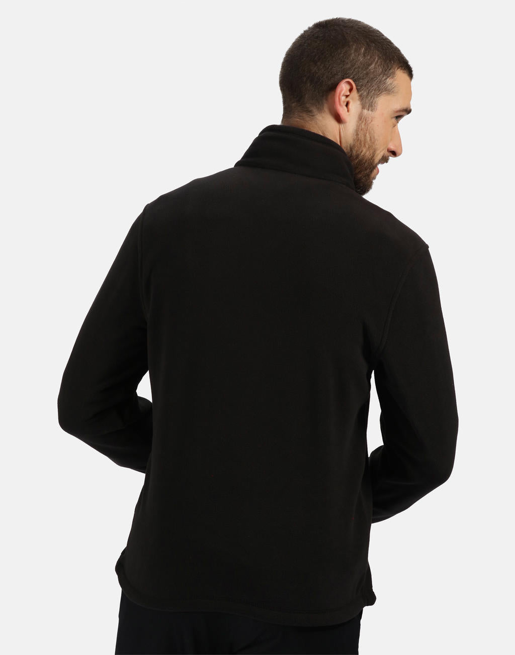 Micro Full Zip Fleece in Farbe Black