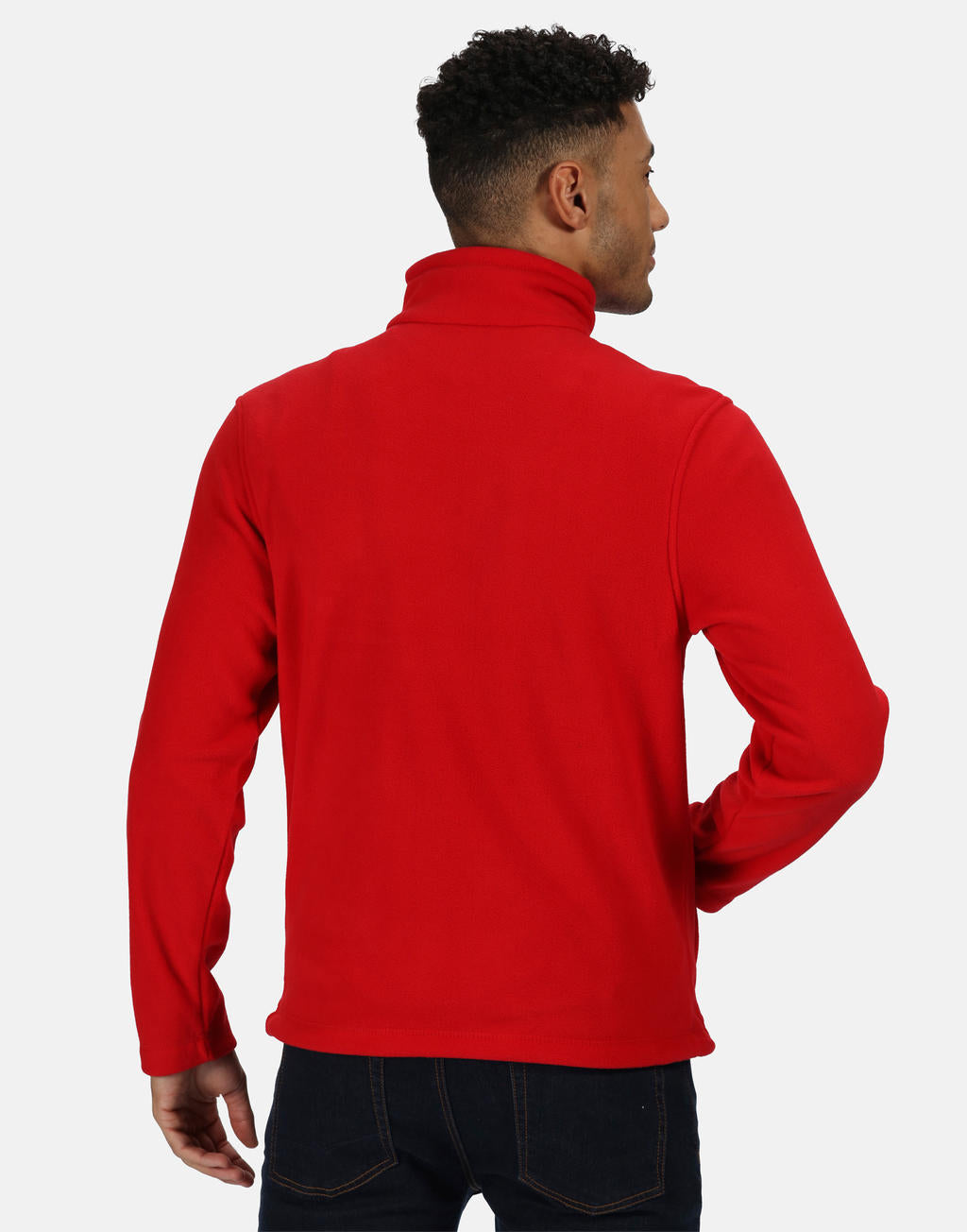 Micro Full Zip Fleece in Farbe Black
