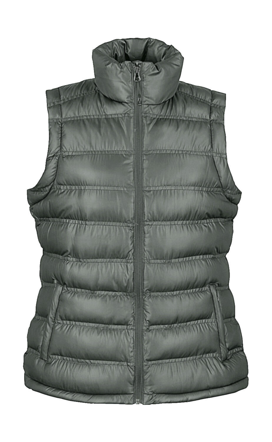Ladies' Ice Bird Padded Gilet in Farbe Grey