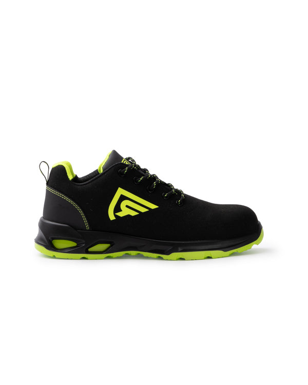 Arbeitsschuhe Ceryson in Farbe Black/Fluor Yellow