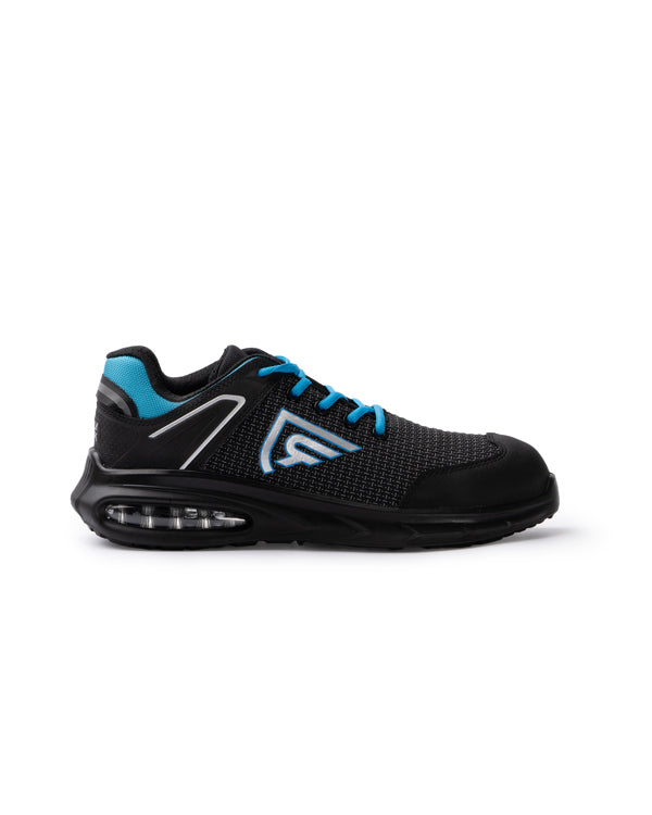 Arbeitsschuhe Noboa in Farbe Black/Royal Blue