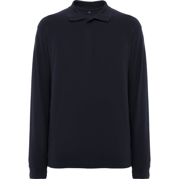 Langärmeliges Poloshirt Rover in Farbe Navy