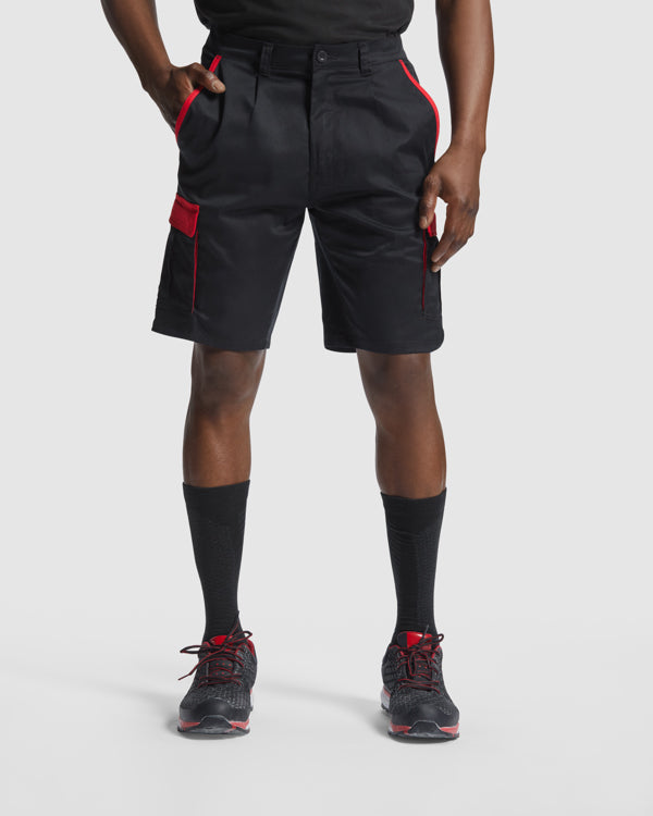 Bermuda-Shorts Tahoe in Farbe Black/Red