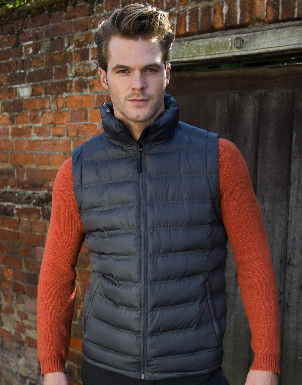 Ice Bird Padded Gilet in Farbe Black