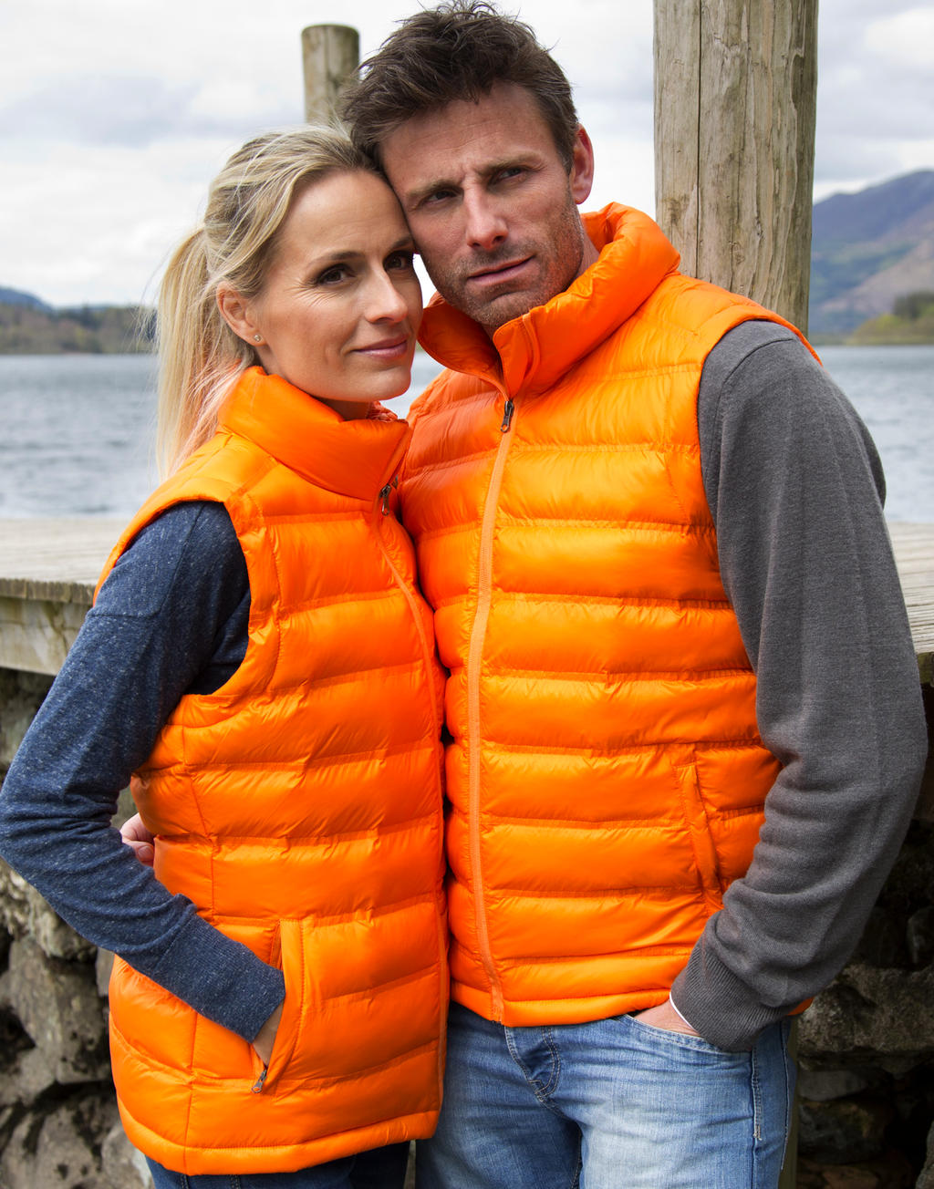 Ice Bird Padded Gilet in Farbe Black