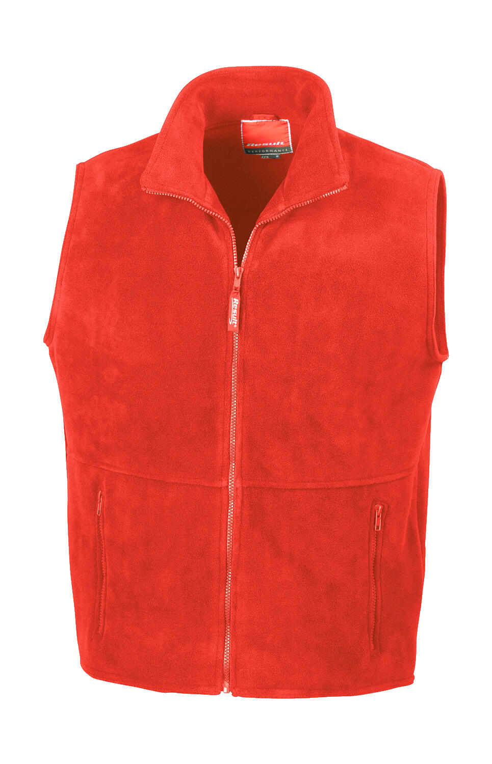 Fleece Bodywarmer in Farbe Red