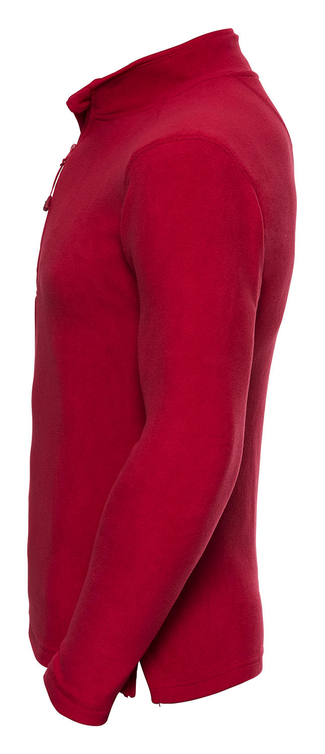 Men's 1/4 Zip Microfleece in Farbe Black
