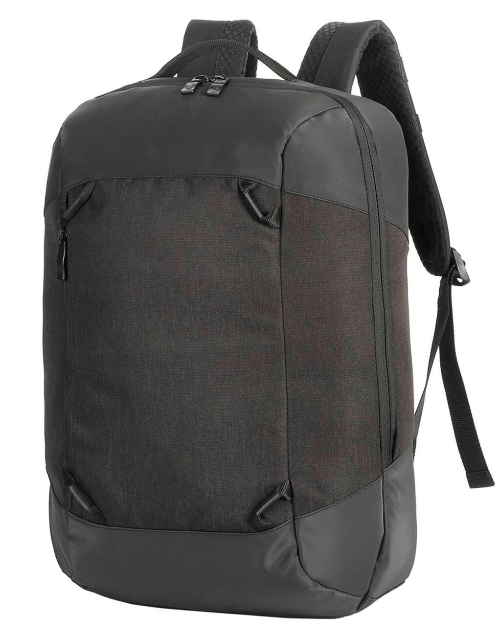 Luxembourg Vital Laptop Backpack in Farbe Black Melange