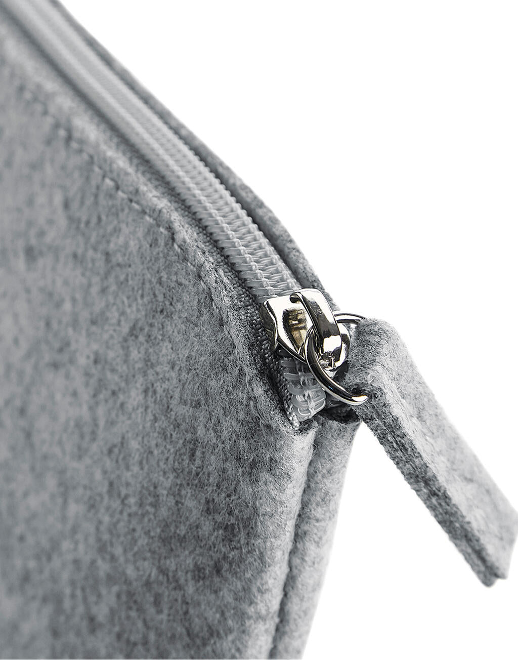 Felt Accessory Pouch in Farbe Charcoal Melange