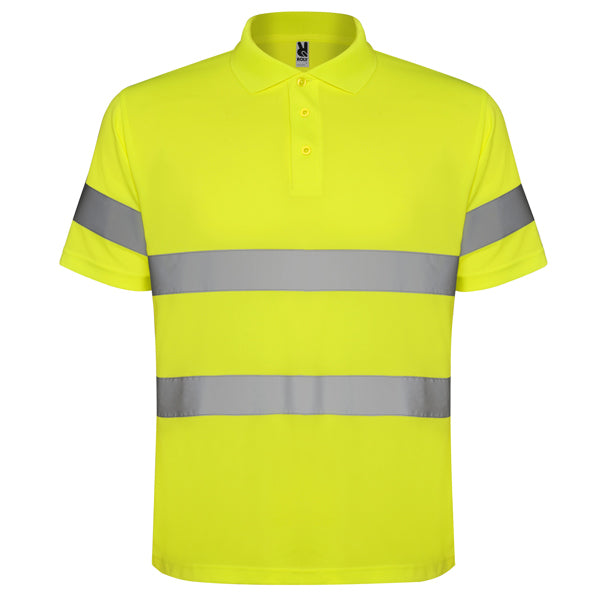 Hochsichtbares Poloshirt Polaris in Farbe Fluor Yellow