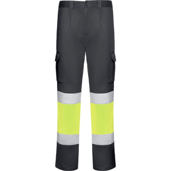 Hochsichtbare Hosen Daily Stretch in Farbe Lead/Fluor Yellow