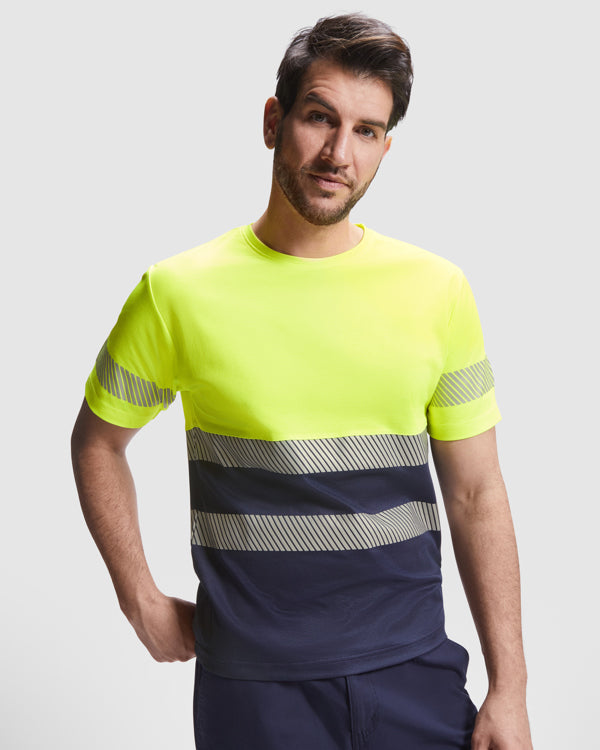 Hochsichtbares T-Shirt Tauri in Farbe Fluor Yellow