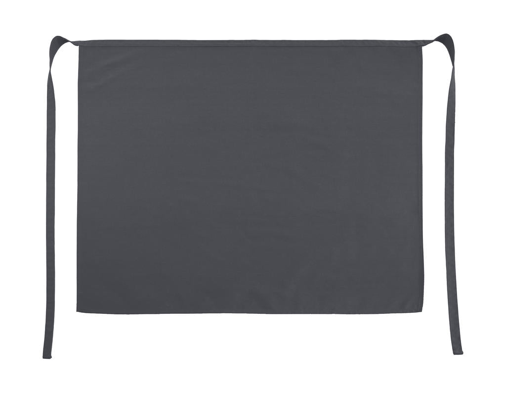 Rome Medium Length Bistro Apron in Farbe Grey