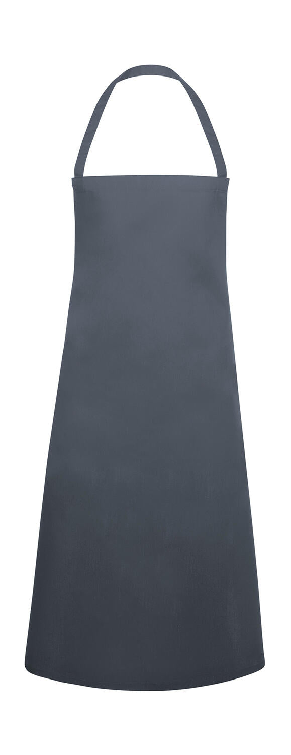 Basic Bib Apron Pinafore in Farbe Anthracite