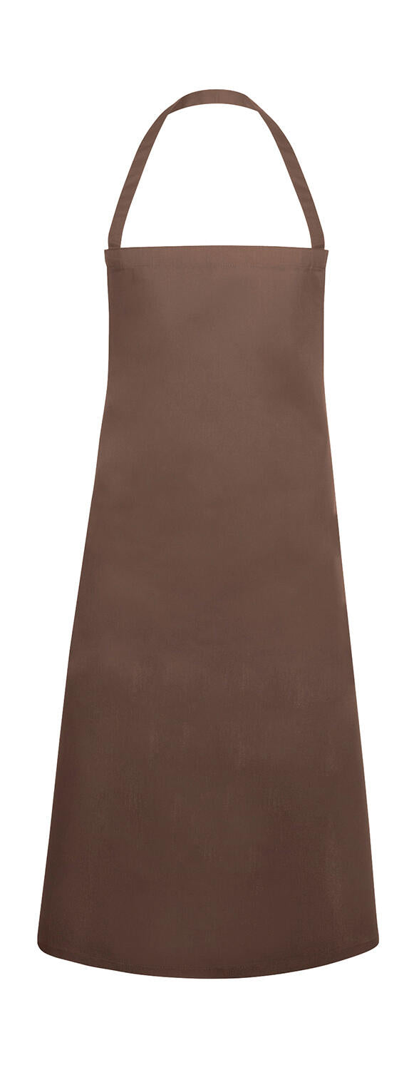 Basic Bib Apron Pinafore in Farbe Light Brown