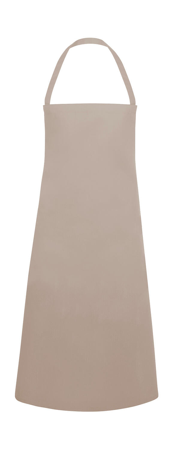 Basic Bib Apron Pinafore in Farbe Sand