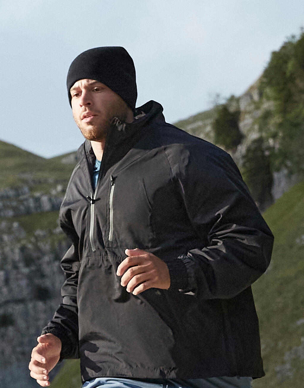 Recycled Original Pull-On Beanie in Farbe Black