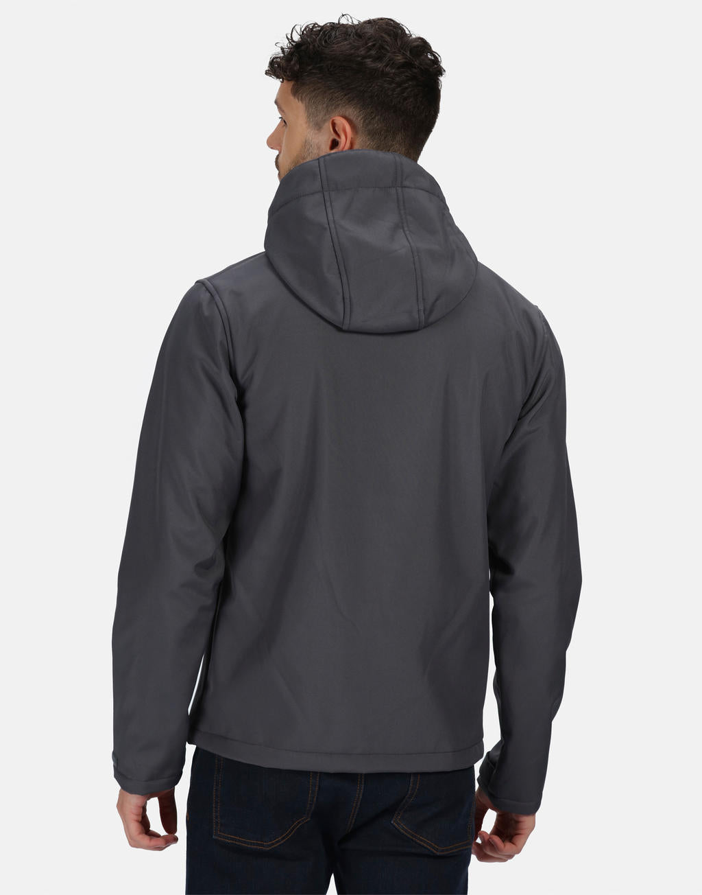 Venturer 3-Layer Hooded Softshell Jacket in Farbe Black