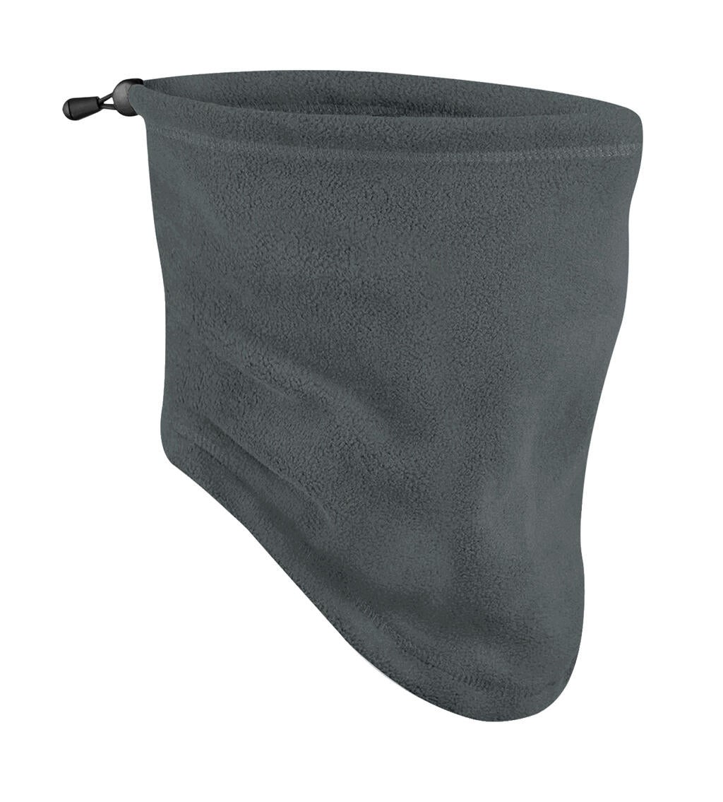 Recycled Fleece Snood in Farbe Steel Grey