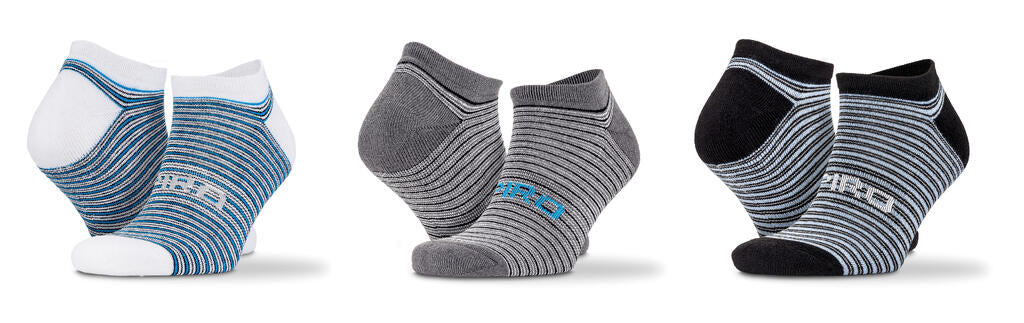 3-Pack Mixed Stripe Sneaker Socks in Farbe Color Mix 2