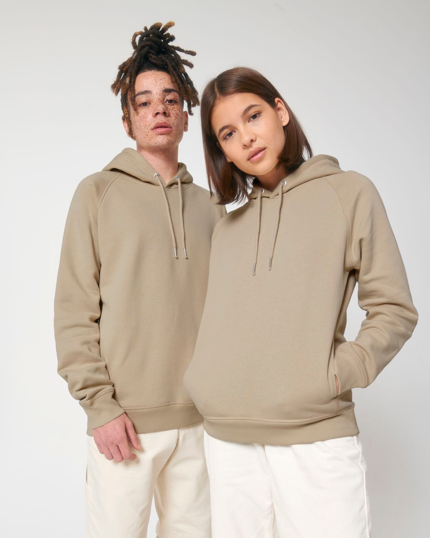 Hoodie Sider in Farbe Desert Dust
