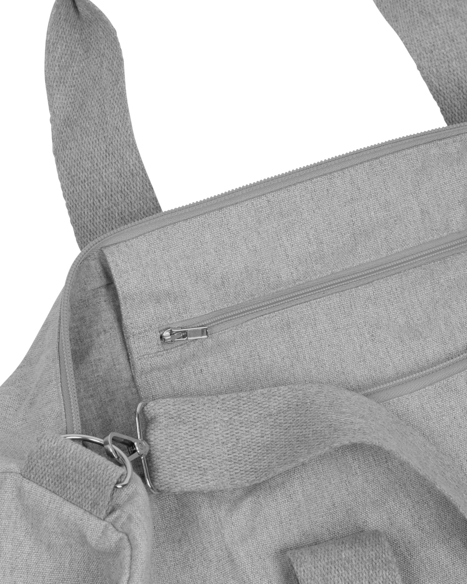 Tasche Duffle Bag in Farbe Heather Grey