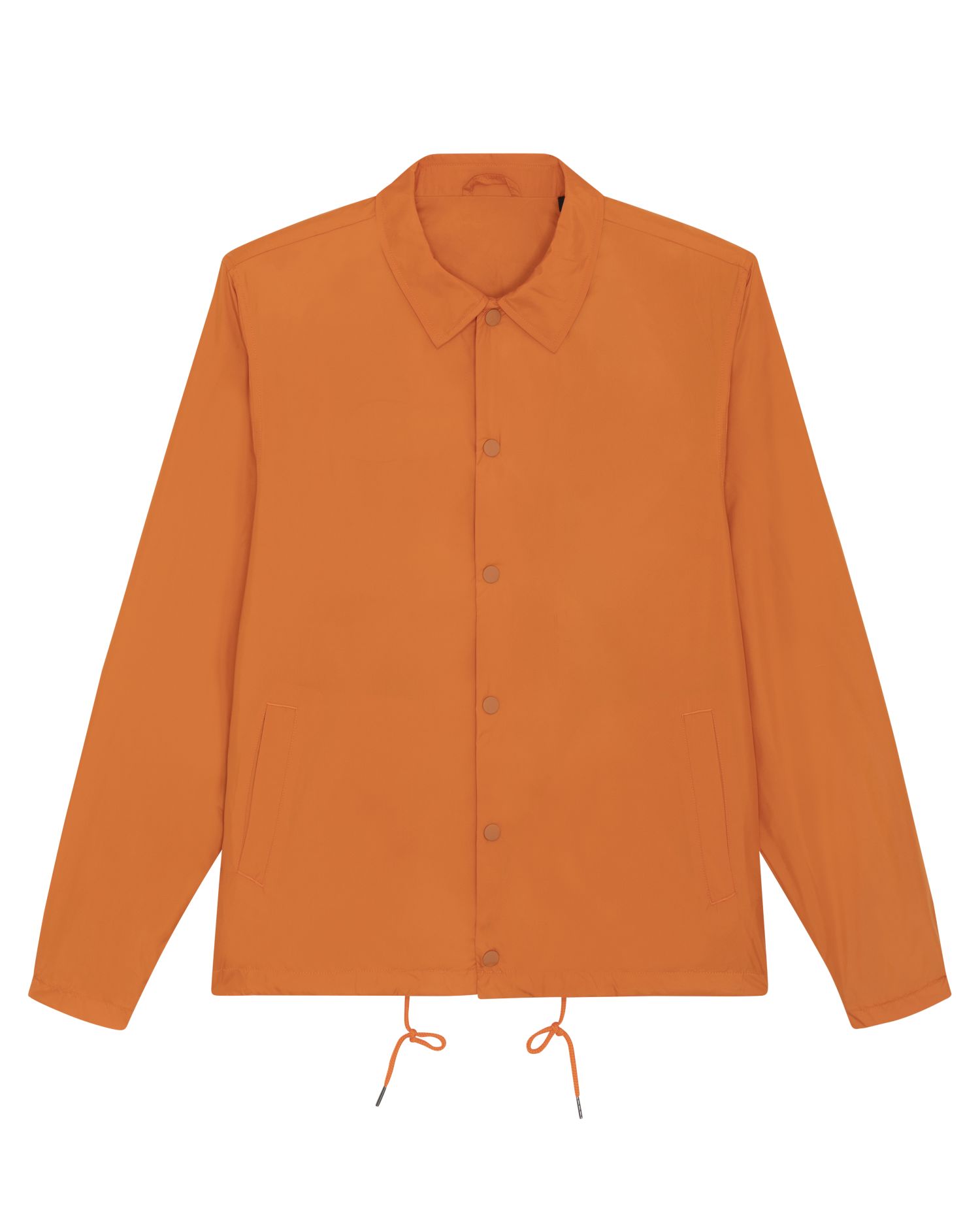 Non Padded Jacket Coacher in Farbe Flame Orange