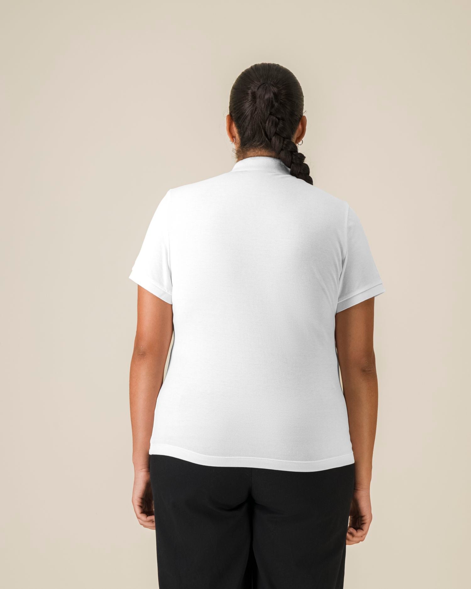 Poloshirt Stella Coaster in Farbe White