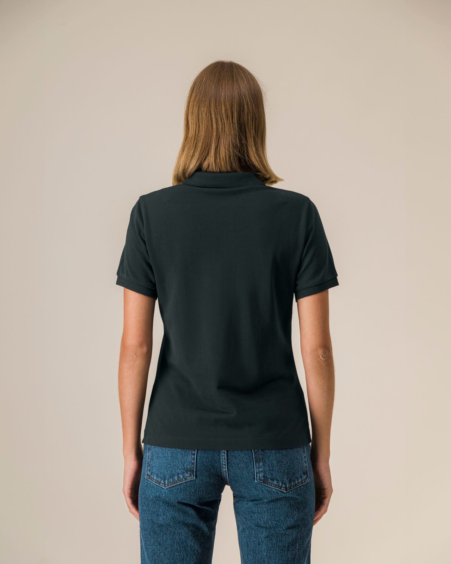 Poloshirt Stella Coaster in Farbe Black