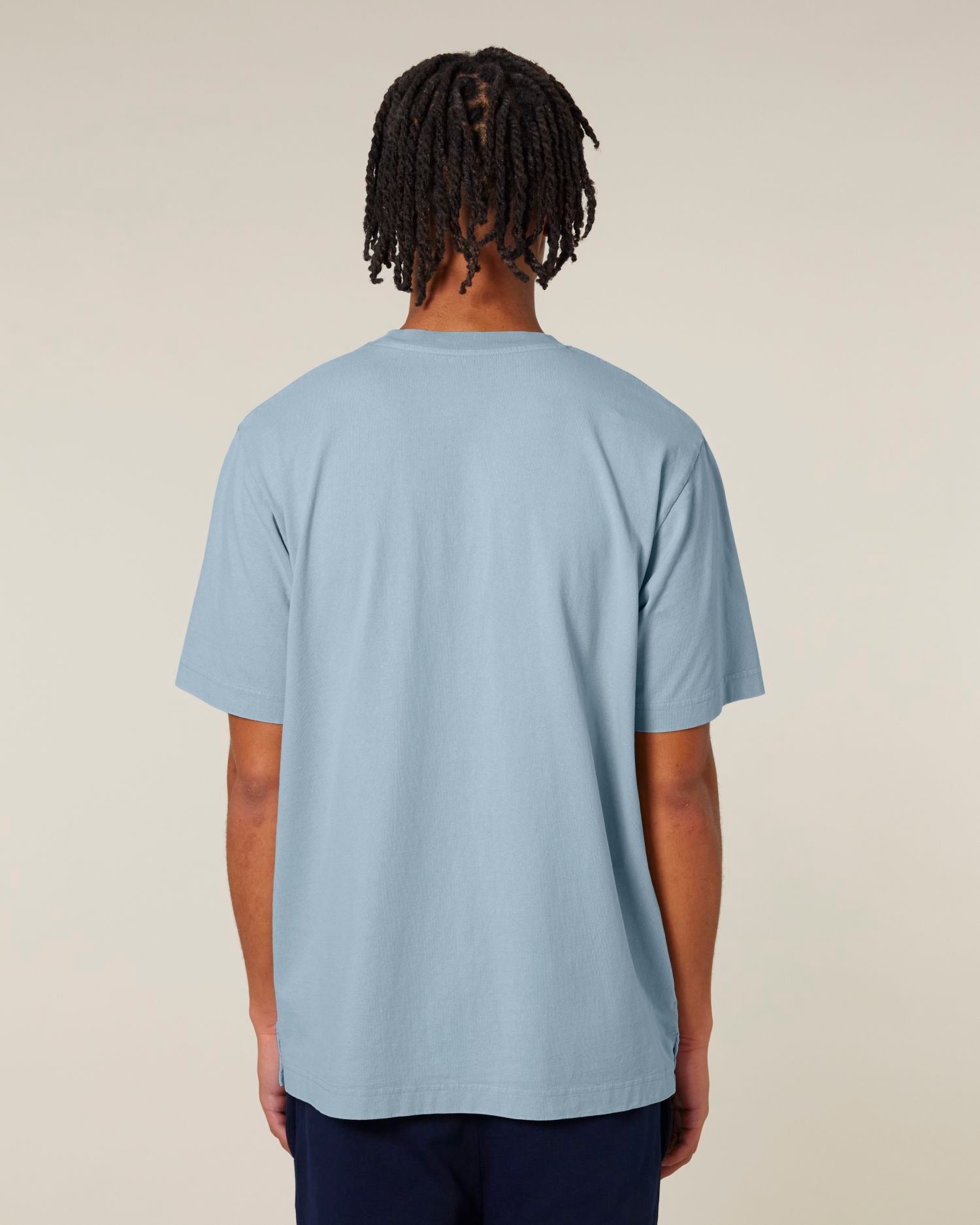 T-Shirt Freestyler Vintage in Farbe G. Dyed Blue Stone