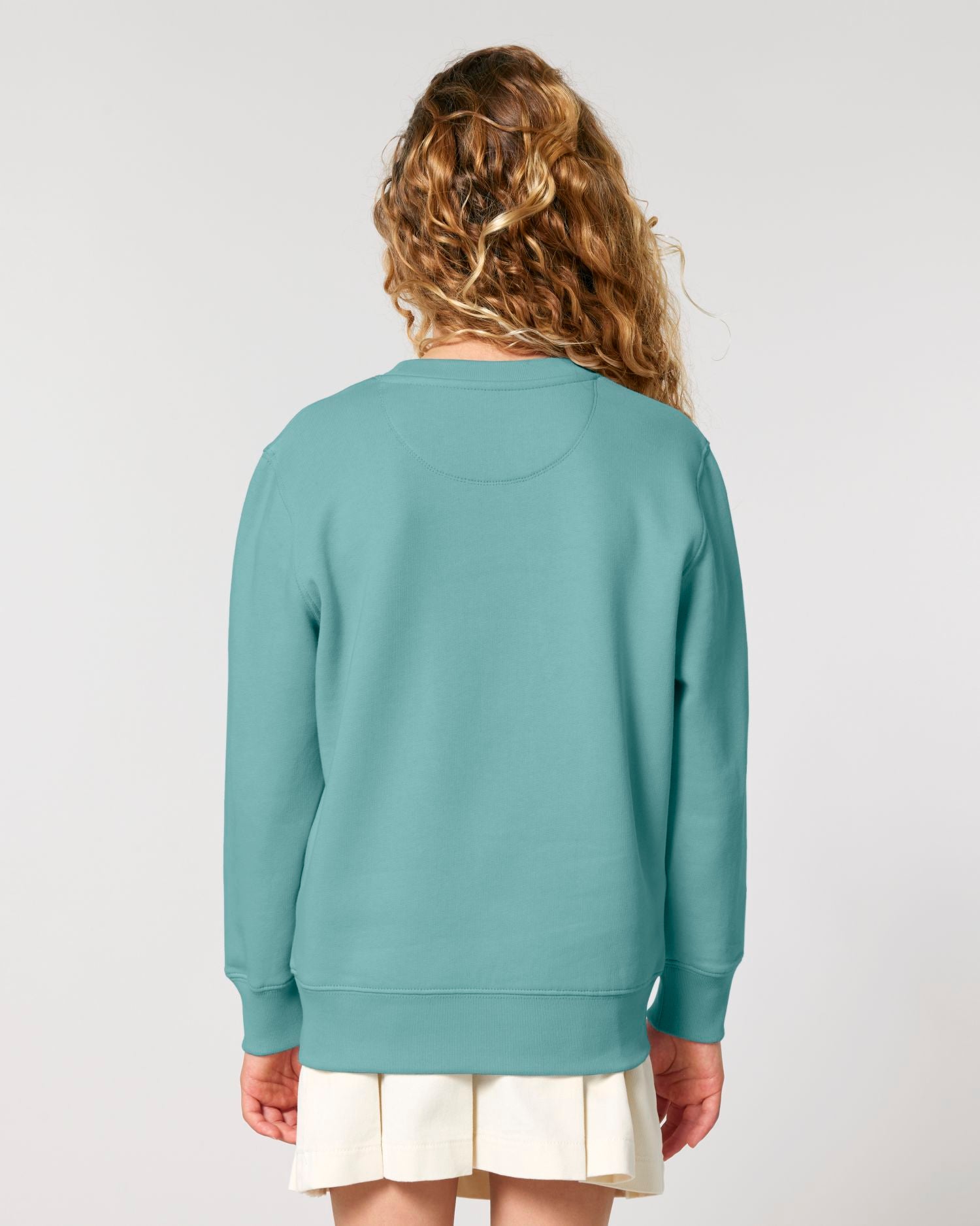 Sweatshirt Mini Changer 2.0 in Farbe Teal Monstera