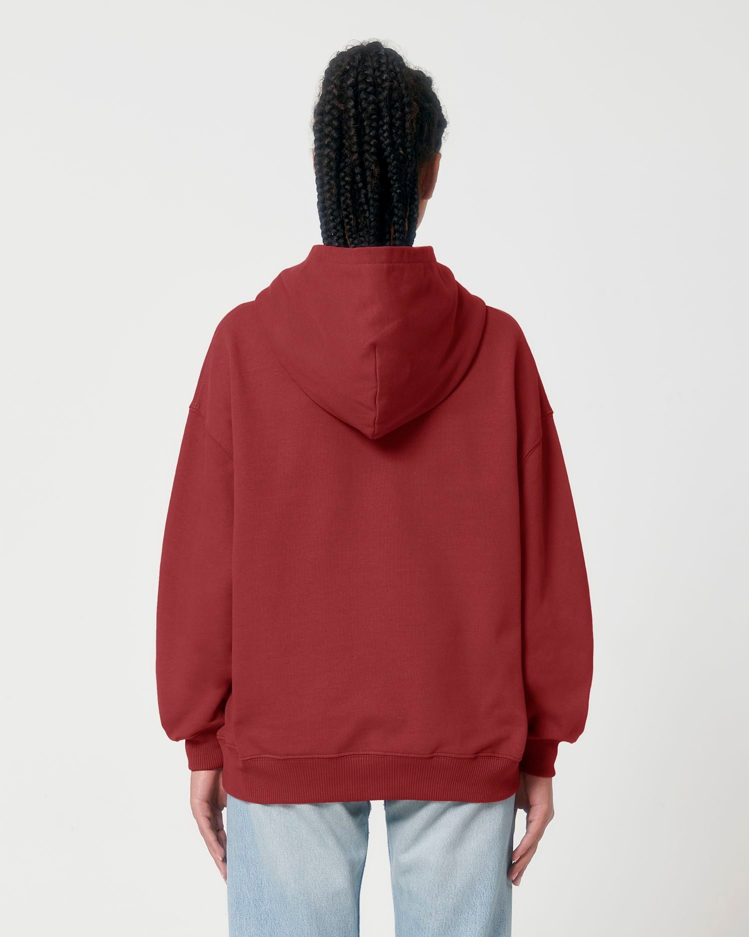 Hoodie Cooper Dry in Farbe Red Earth
