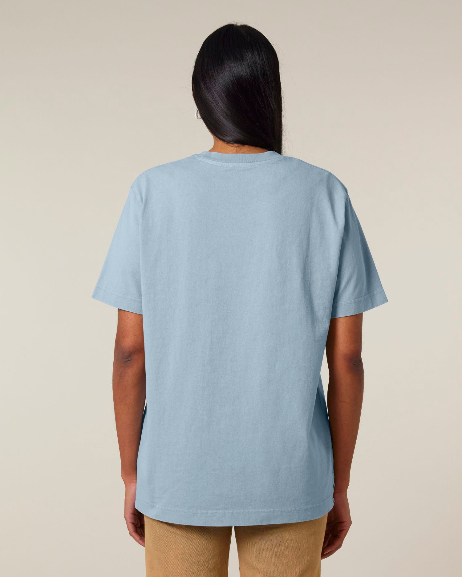 T-Shirt Freestyler Vintage in Farbe G. Dyed Blue Stone